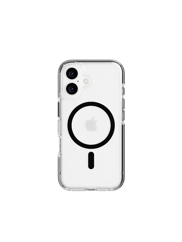 Tech21 Evo Crystal MagSafe for iPhone 16 - Black