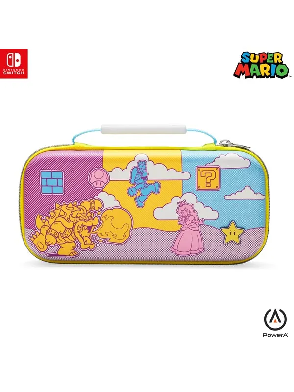 PowerA Protection Case for Nintendo Switch - OLED Model, Nintendo Switch and Nintendo Switch Lite - Mushroom Kingdom Pop Art