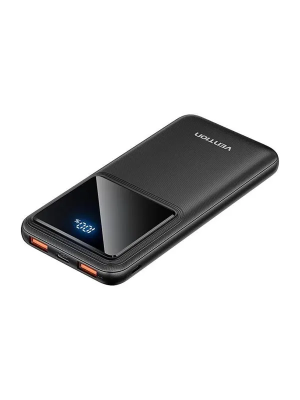 Vention Powerbank FHKB0 10000mAh Micro-USB USB-C 2xUSB-A 22.5W (black) - 10000 mAh