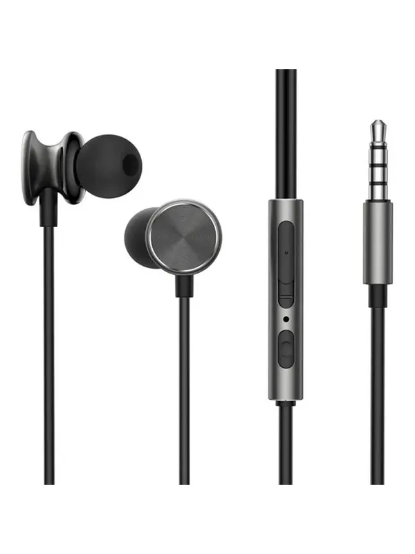 Joyroom Wired Earphones JR-EW03 Half in Ear (Dark Grey)