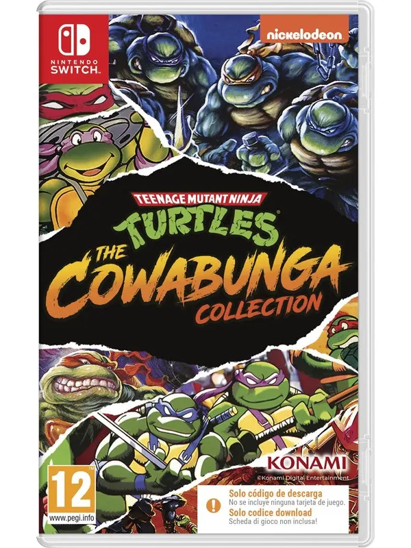 Teenage Mutant Ninja Turtles: The Cowabunga Collection (Code in a Box) - Nintendo Switch - Kampsport