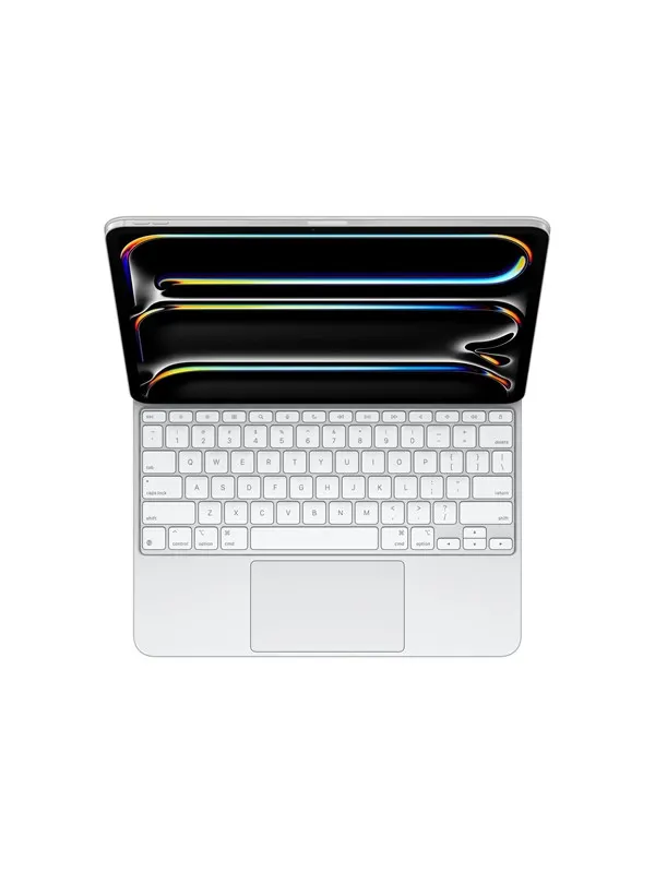Apple Magic Keyboard for iPad Pro 13âinch (M4) - US English - White - Tastatur &amp; Folio set - Engelska (US) - Vit