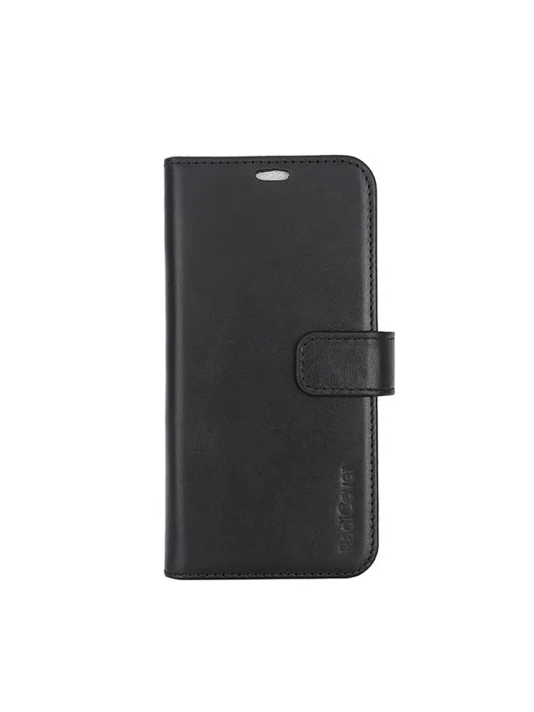 Radicover Wallet Case 2in1 Anti Radiation Leather MagS Black - iPhone 15 Pro