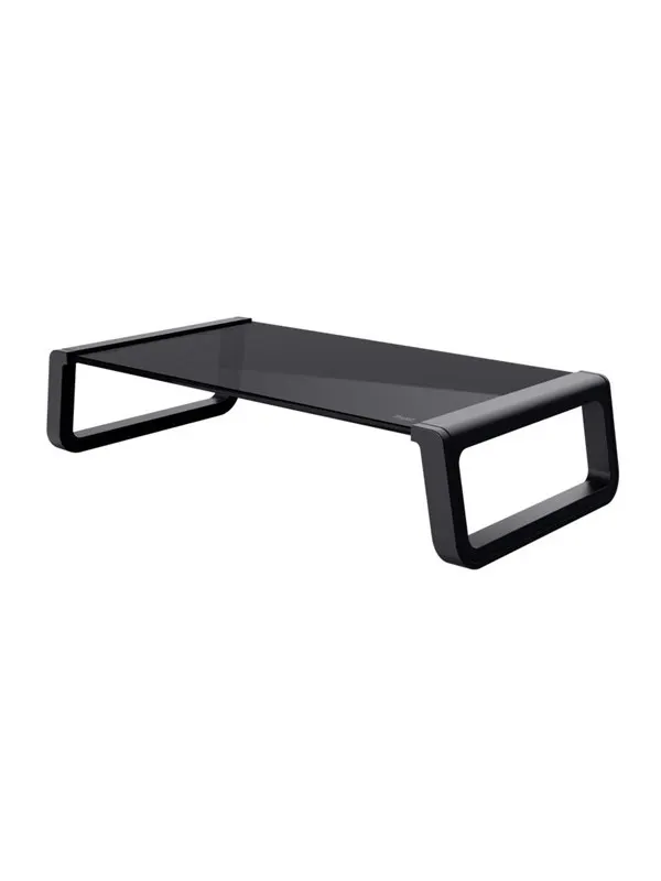 Trust Monta - Tempered glass monitor stand - Black