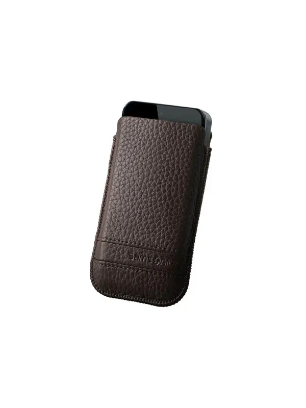 Samsonite Slim Classic Leather - protective sleeve for mobile phone