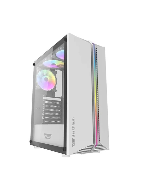 Darkflash DK151 LED with 3 fans (white) - Chassi