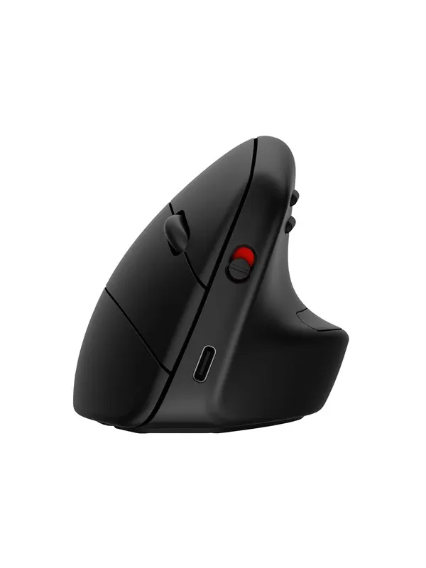 HP 925 Ergonomic Vertical Mouse - Vertical mouse - 6 knappar - Svart