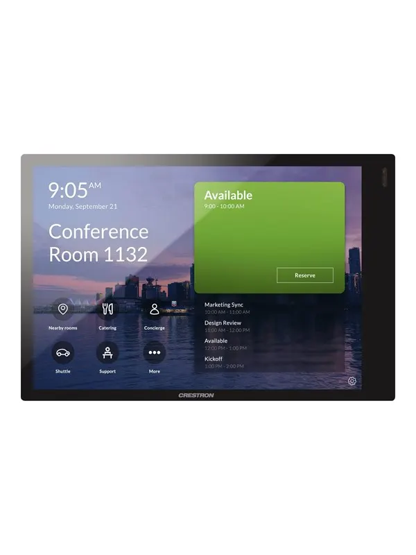 Crestron Electronics Crestron TSS-770 Series TSS-770-T-B-S-LB KIT - for Microsoft Teams - room manager - Bluetooth 802.11a/b/g/n/ac - smooth black - Max - recommended for