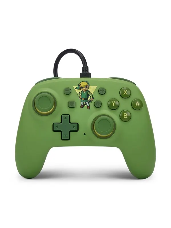 PowerA Den trådbundna handkontrollen Nano för Nintendo Switch - Toon Link - Wired Controller - Nintendo Switch