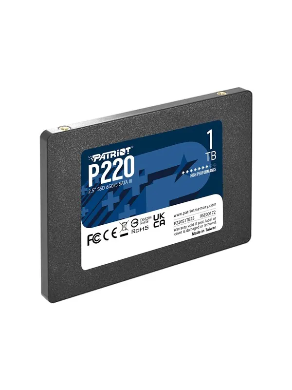 Patriot P220 SSD - 1TB - 2.5" - SATA-600