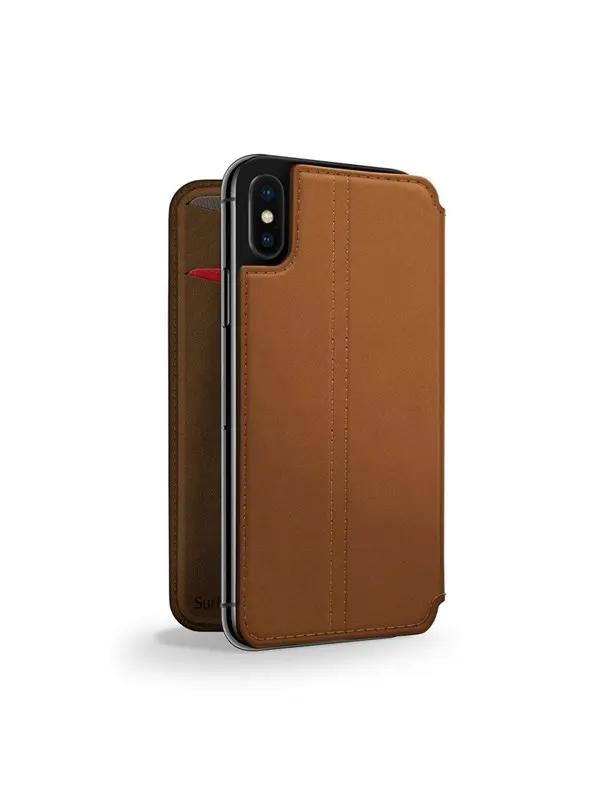 Twelve South SurfacePad for iPhone XR - Razor Thin nappa leather