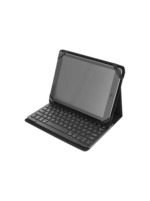 Deltaco Case and Bluetooth Keyboard for 10" Tablets - Tastatur & Folio set - Nordisk - Svart