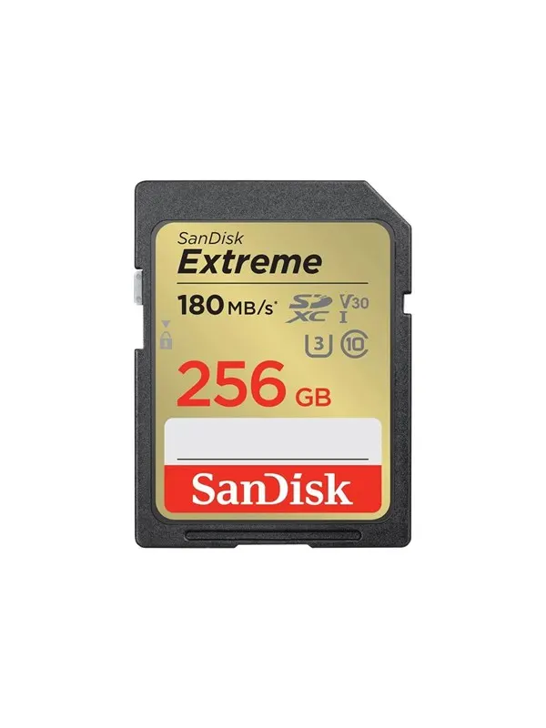 SANDISK Extreme SD - 180MB/s - 256GB