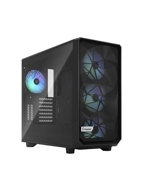 Fractal Design Meshify 2 RGB - Black TG Light Tint - Chassi - Miditower - Svart