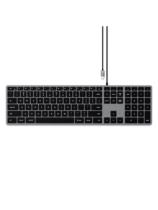 Satechi Slim W3 Backlit (US Layout Keyboard) - Engelska (US)