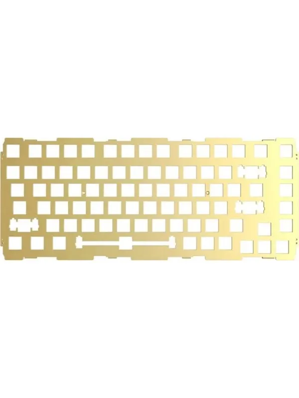 Glorious GMMK PRO 75 % Switch Plate - ANSI - Blass - Guld