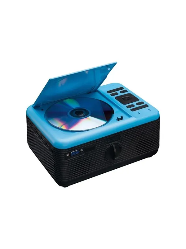 Lenco Projektor LPJ-500 - LCD projector - portable - black blue - 800 x 480 - 2800 ANSI lumens