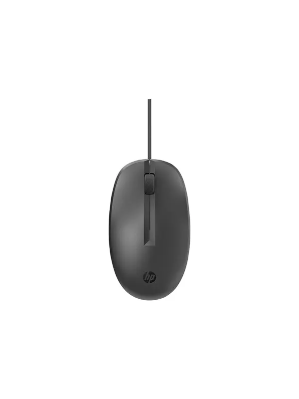 HP 128 - Mouse - Laser - Svart