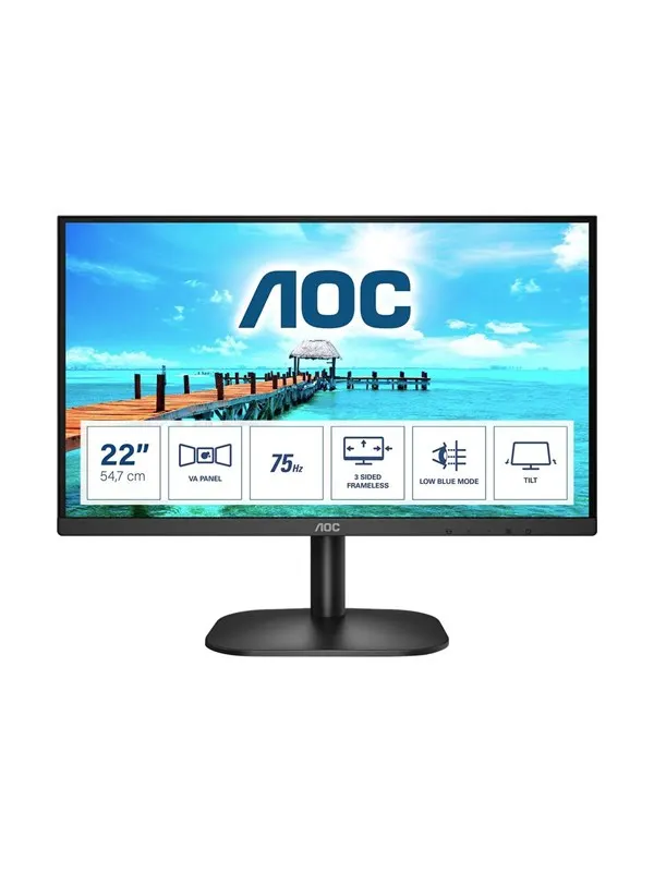 22" AOC 22B2H - 1920x1080 (FHD) - 75Hz - VA