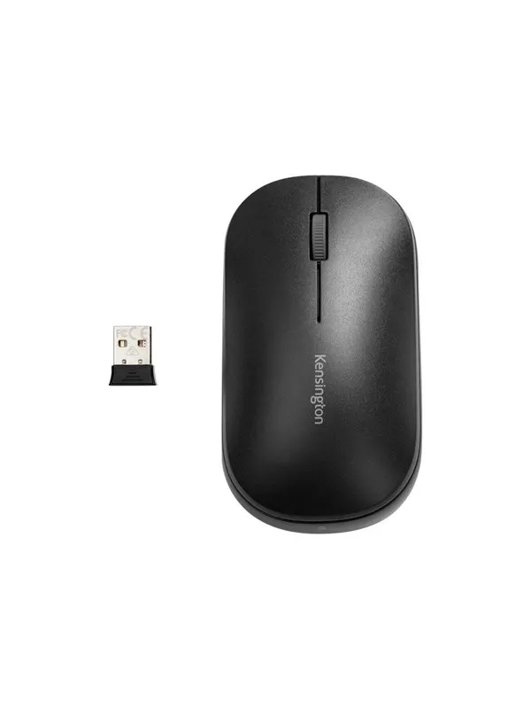 Kensington SureTrack™ Dual Wireless Mouse - Mouse - Optic - 4 knappar - Svart