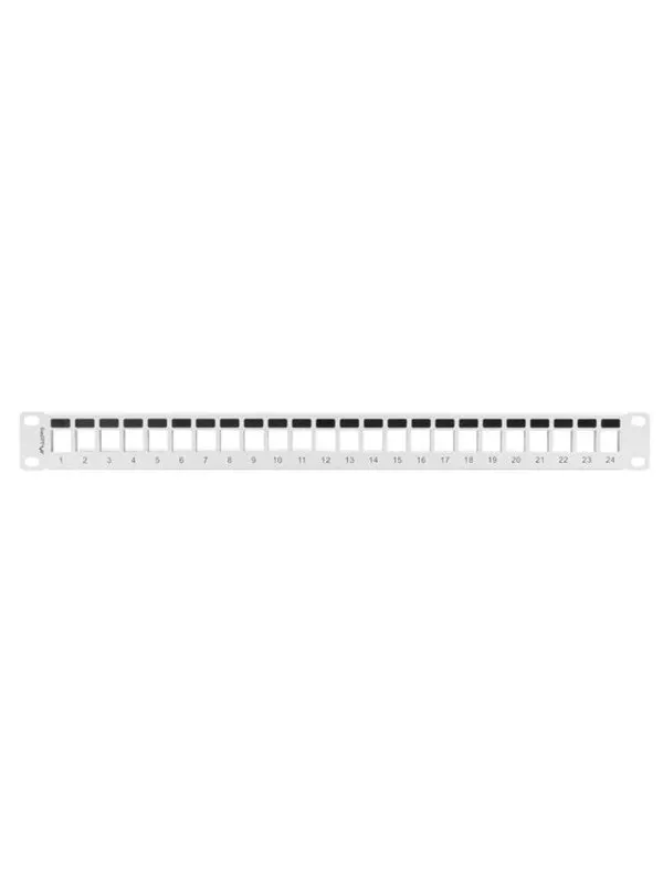 Lanberg PPKS-1024-S - patch panel (blank) - 1U - 19"
