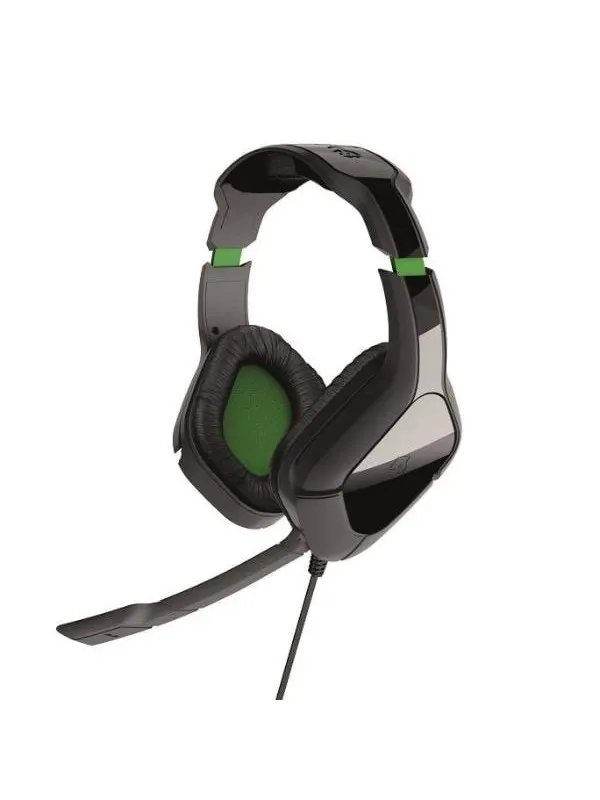 Gioteck HCX1 Xbox One Wired Stereo Headset - Black/Green