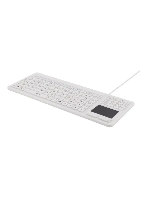 Deltaco TB-506 - Tangentbord - Nordisk - Vit