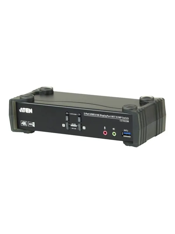 ATEN KVM Desktop Switch 2-Port USB 3.0 4K DisplayPort M