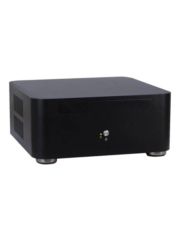 Inter-Tech A80S - Chassi - Ultra small form factor - Svart