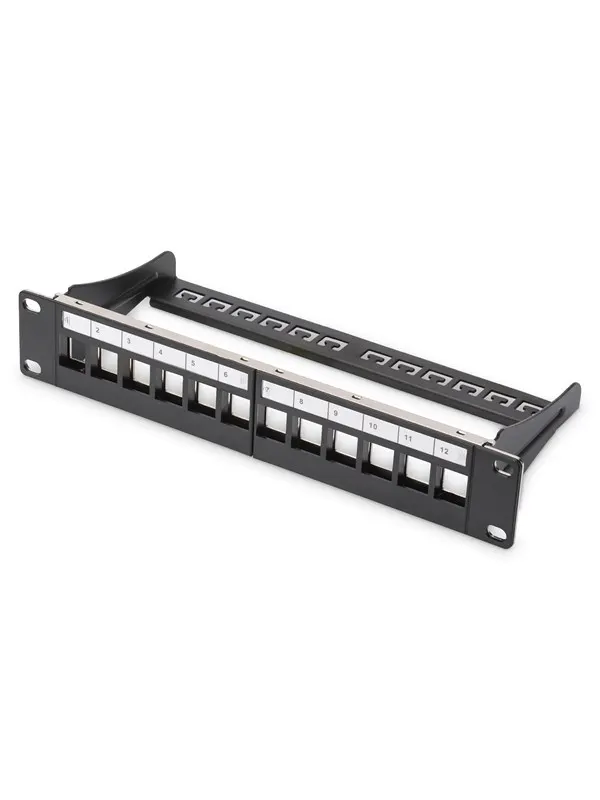 DIGITUS 12-Port Modular Patch Panel