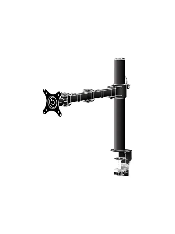 iiyama DS1001C-B1 - mounting kit - adjustable arm - for Monitor - black