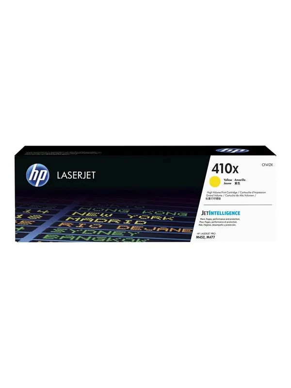 HP 410X / CF412X High Capacity Yellow Toner