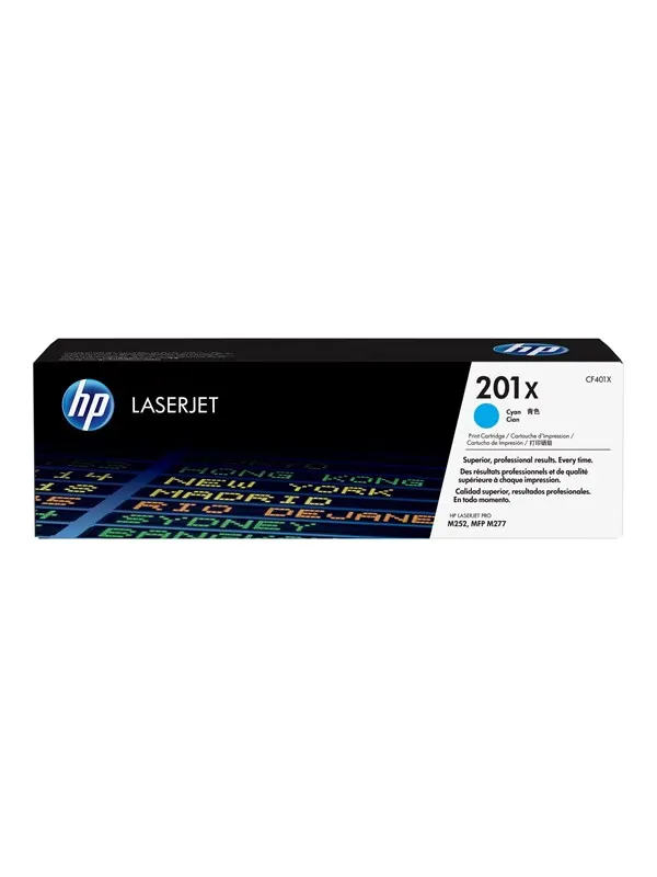 HP 201X / CF401X High Capacity Cyan Toner