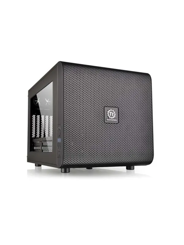 Thermaltake Core V21 - microtower - micro ATX - Chassi - Cube - Svart
