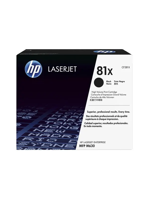 HP 81X / CF281X High Capacity Black Toner