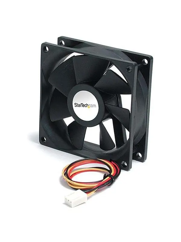 StarTech.com 92x25mm kullager Tyst Computer Case Fan w / TX3-kontakt - Chassi fläkt - 92mm - Svart