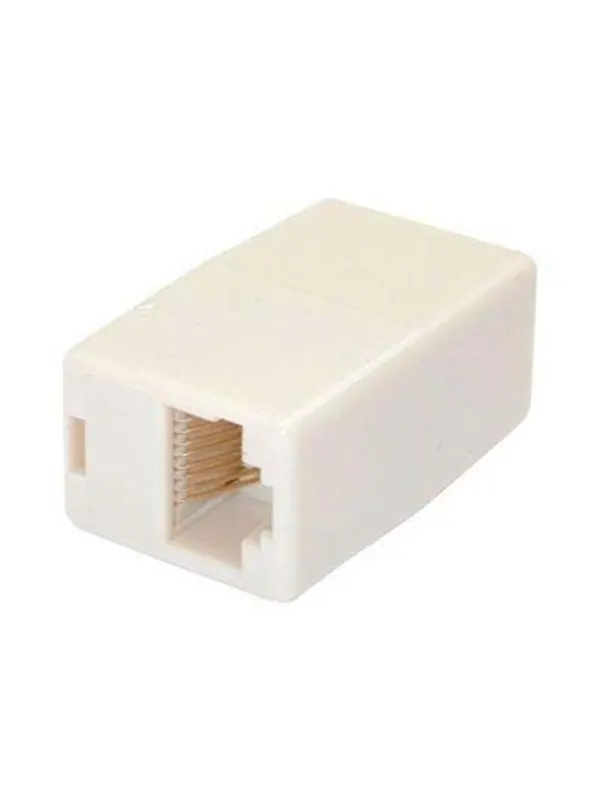 StarTech.com Cat5e RJ45 Modular Inline Coupler - Vit - 0cm
