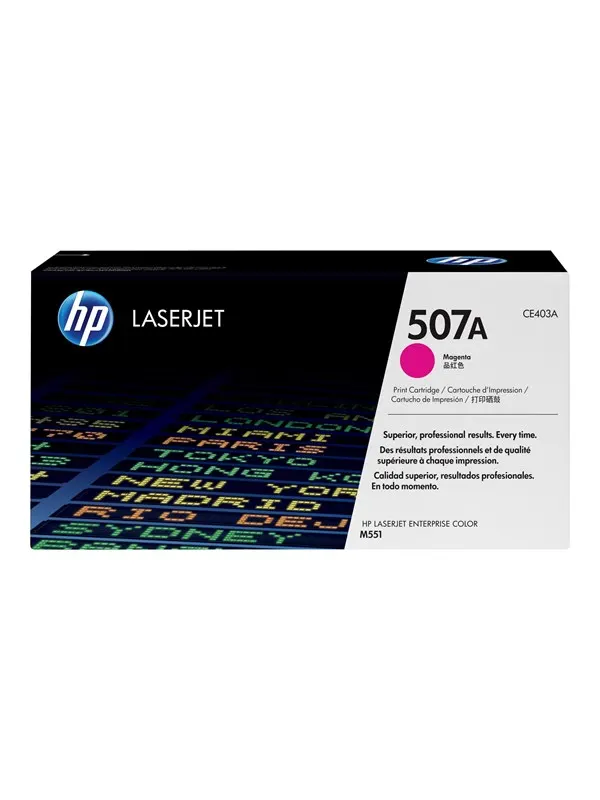 HP 507A / CE403A Magenta Toner - Tonerkassett Magenta