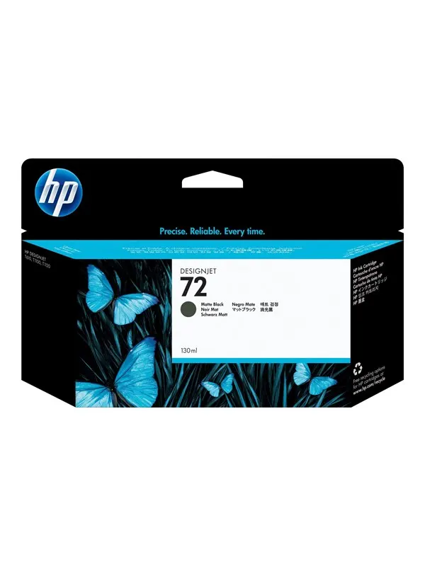HP 72 / C9403A Black Ink - Bläckpatron Mattsvart