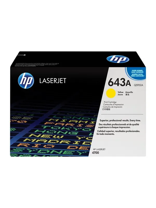 HP 643A / Q5952A - Yellow Laser Toner