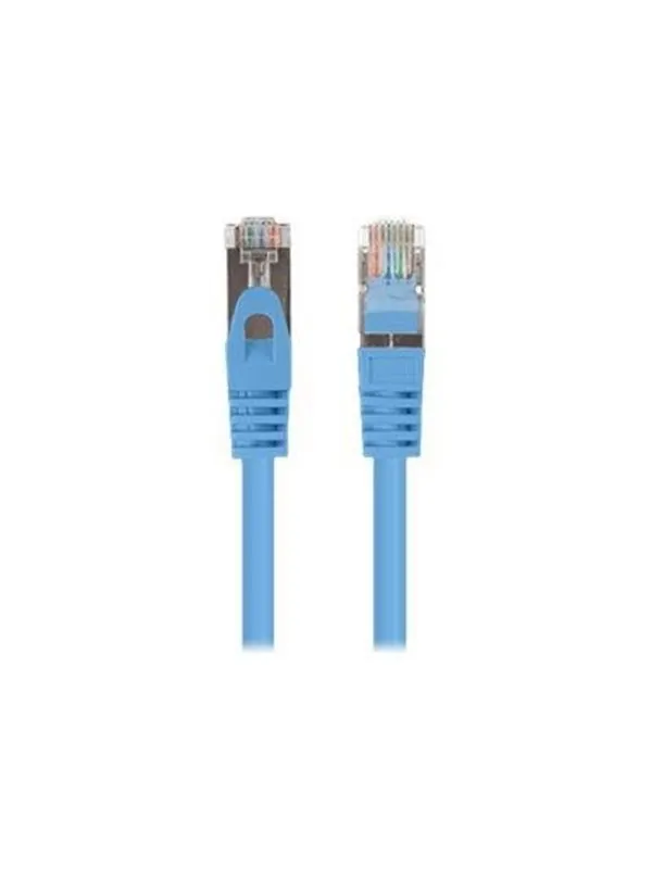 Lanberg patch cable - 25 cm - blue (RAL 5012) - Blå