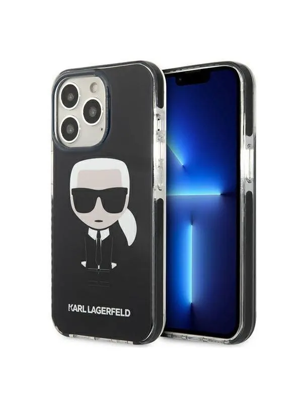 Karl Lagerfeld Iconik Karl Case for iPhone 13 Pro / iPhone 13 - Black