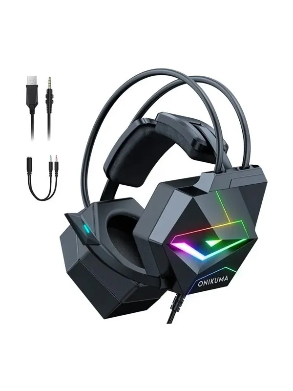 ONIKUMA X20 gaminghörlurar (Black)