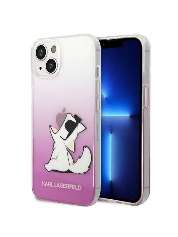 Karl Lagerfeld KLHCP14MCFNRCPI iPhone 14 Plus 6.7 "hardcase pink / pink Choupette Fun