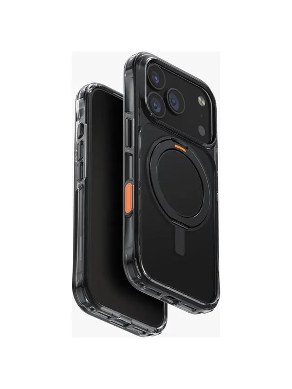 UNIQ Swivix Rotating Kickstand 360 Case for iPhone 17 Pro - Black
