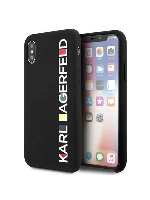 Karl Lagerfeld Glossy Bauhaus iPhone X/XS Case - Black