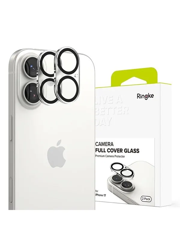 Ringke Camera Full Cover 2-pack Camera Protector for iPhone 17 - Black