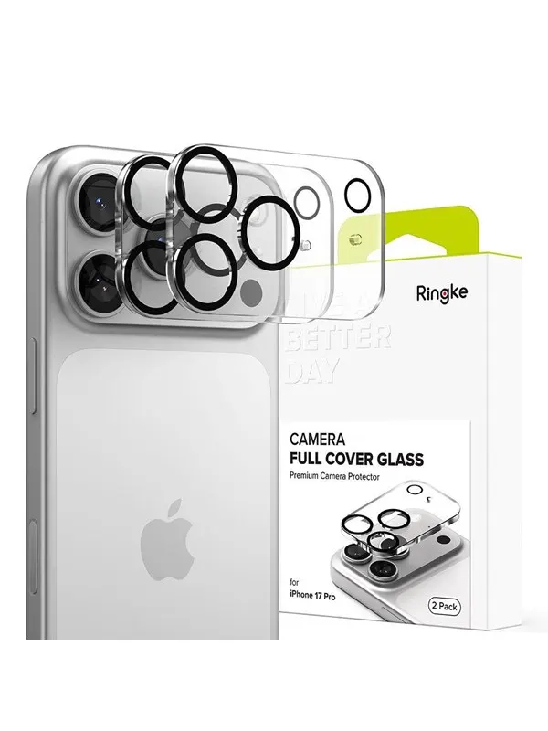 Ringke Camera Full Cover 2-pack Camera Cover for iPhone 17 Pro - Black