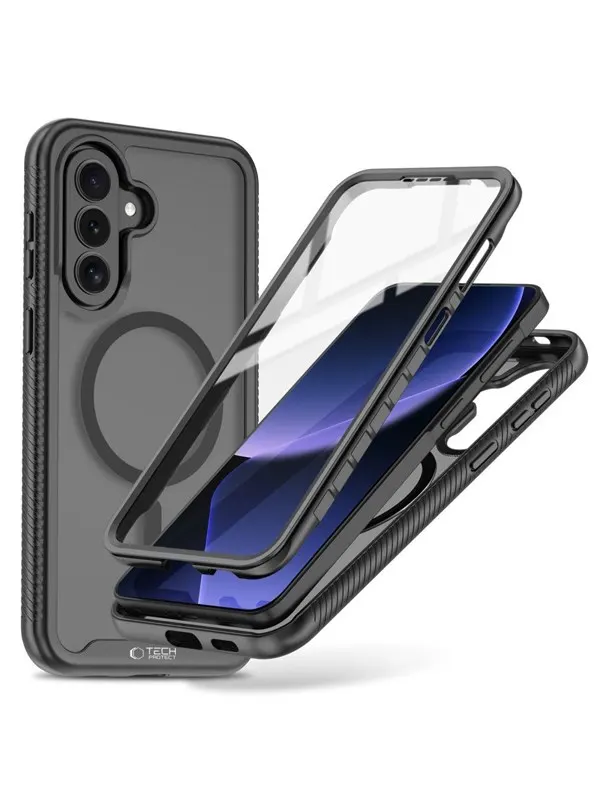 Tech-Protect Defense MagSafe Case for Samsung Galaxy A57 5G - Black