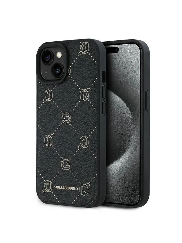 Karl Lagerfeld Karl Head MagSafe Case for iPhone 15 Plus - Black